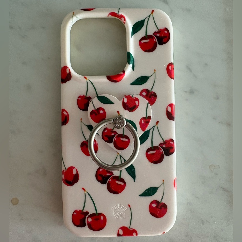Velvet Caviar Mon Cheri Cherry iPhone 14 Pro Case